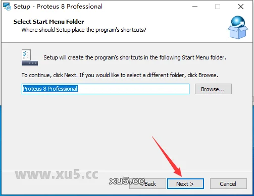 Proteus 8.17 开始菜单位置