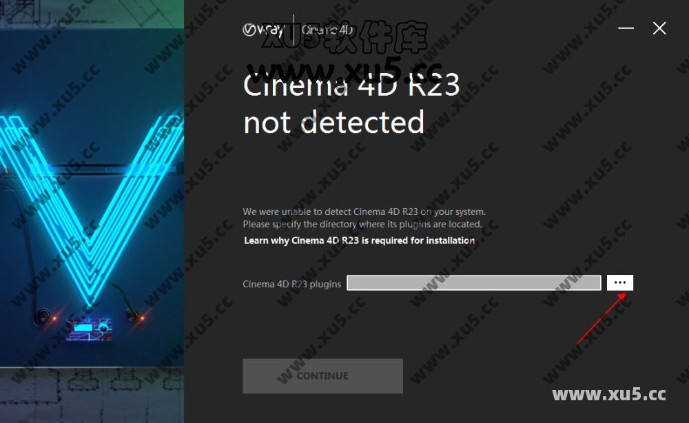 VRay 5.0 for C4D 许可协议确认界面