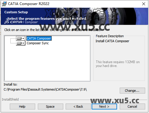 DS CATIA Composer R2022 安装向导步骤1