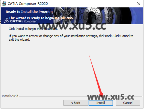 DS CATIA Composer R2020 安装进度截图