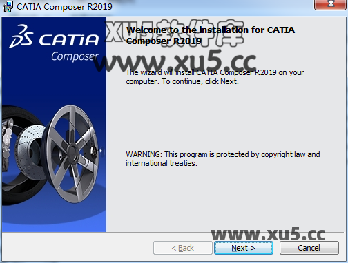 DS CATIA Composer R2019 安装界面截图