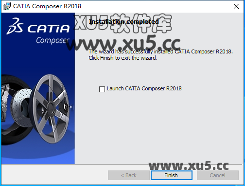 DS CATIA Composer R2018 启动界面截图