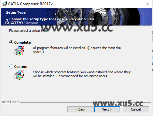 DS CATIA Composer R2017 下载选项截图