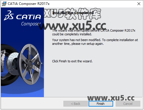 DS CATIA Composer R2017 安装完成截图