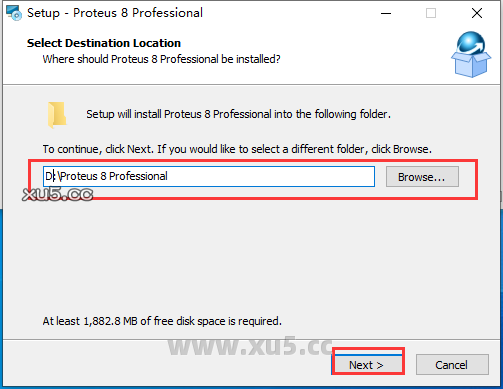 Proteus 8.17 安装向导步骤图