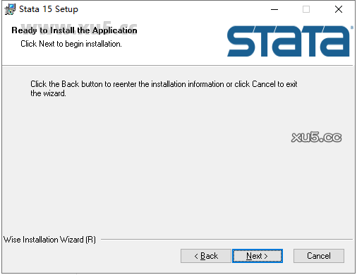 Stata 15安装教程：确认安装选项界面截图