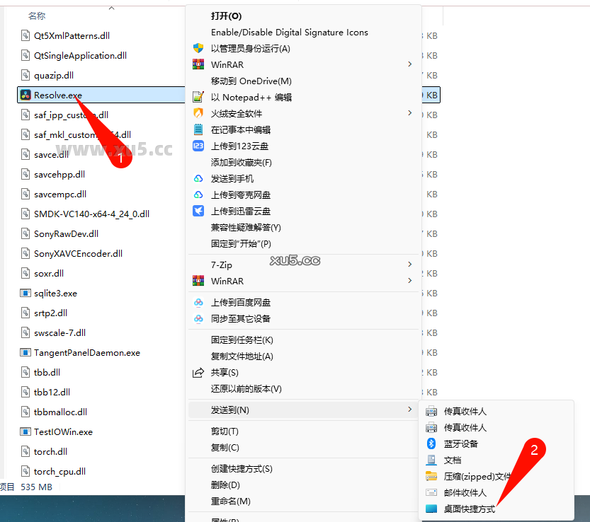 DaVinci Resolve v19.1.4.11 导出设置界面
