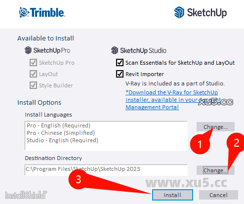SketchUp Pro2023安装完成界面图