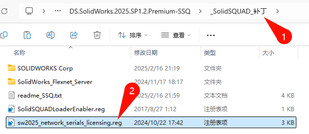DS SolidWorks 2025安装准备界面