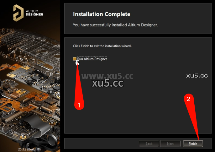 Altium Designer 2025.3.3 软件启动界面