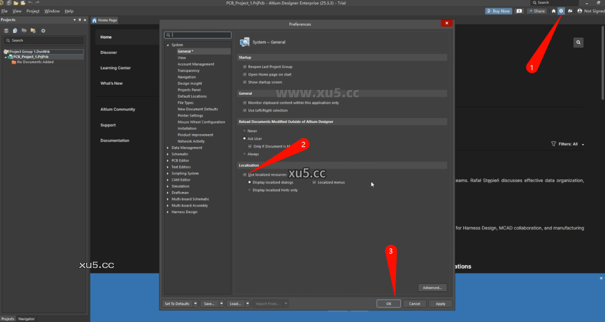Altium Designer 2025.3.3 3D视图界面截图