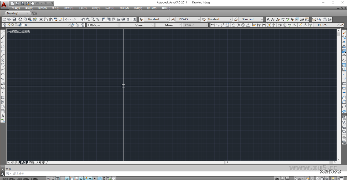 AutoCAD 2014 工具栏介绍