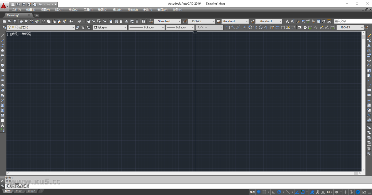 AutoCAD 2016 状态栏设置界面