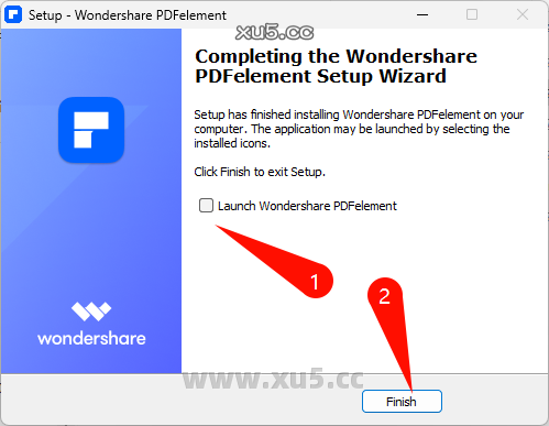 万兴PDF专家PDFelement许可协议界面截图