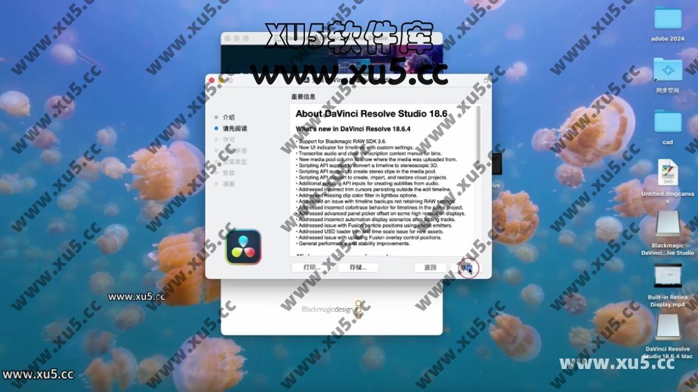 达芬奇18.6 for MAC 图文安装教程