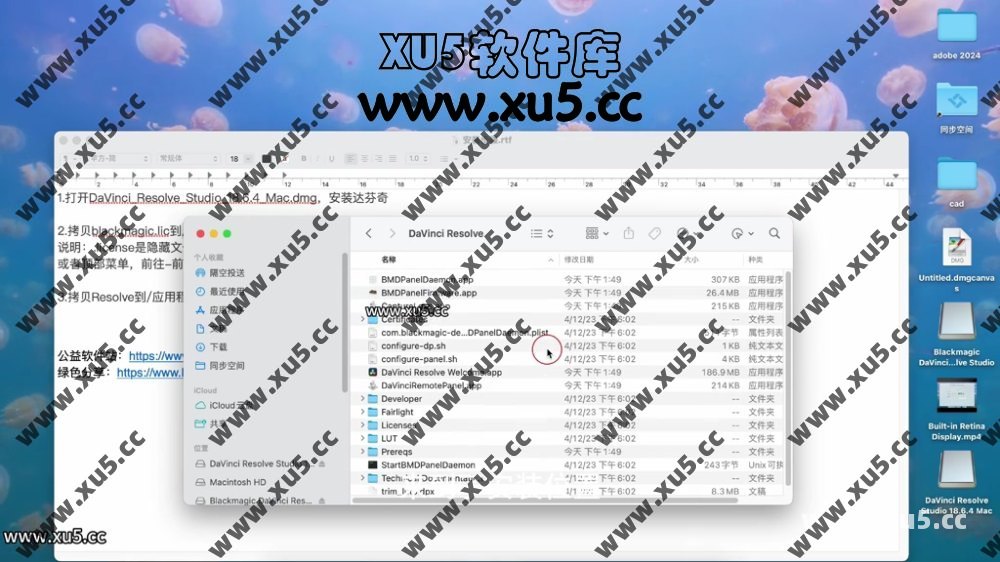 达芬奇18.6 for MAC 图文安装教程