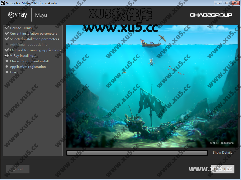 V-Ray V4.1 For Maya 安装教程