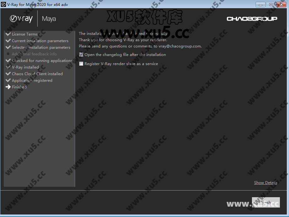 V-Ray V4.1 For Maya 安装教程
